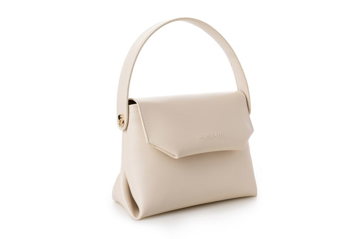Lucky Bees 1242 Bolso Bandolera Crema, Piel de Polivinilo, 25x11x17cm Lucky Bees 1242 Bolso Bandolera Crema, Piel de Polivinilo, 25x11x17cm