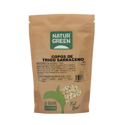 NaturGreen Copos de trigo sarraceno sin gluten