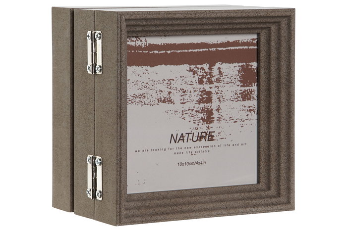 DKD Home Decor Set de 3 Marcos de Fotos 10x10 Surtido