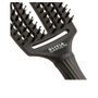 Olivia Garden Cepillos Finger Brush Combo Medium, Cepillo Pelo en Forma de Mano, Tecnología Antistatic, Cerdas Jabalí y Nylon, Negro, 1 Unidad