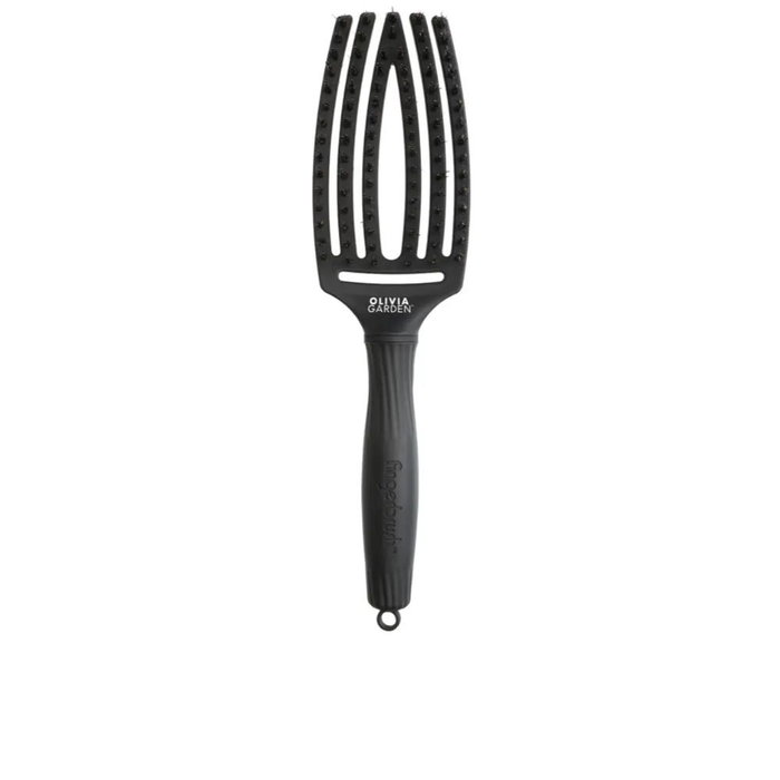 Olivia Garden Cepillos Finger Brush Combo Medium, Cepillo Pelo en Forma de Mano, Tecnología Antistatic, Cerdas Jabalí y Nylon, Negro, 1 Unidad Olivia Garden Cepillos Finger Brush Combo Medium, Cepillo Pelo en Forma de Mano, Tecnología Antistatic, Cerdas Jabalí y Nylon, Negro, 1 Unidad