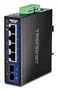 TRENDnet TI-G51SC Switch No Administrado Gigabit Ethernet 4 Puertos RJ-45 + 1 Puerto Fibra Óptica SC, Negro
