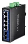 TRENDnet TI-G51SC Switch No Administrado Gigabit Ethernet 4 Puertos RJ-45 + 1 Puerto Fibra Óptica SC, Negro