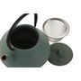 DKD Home Decor Set de 2 Teteras de Hierro Colado e Inox 400ml Verde y Naranja