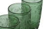 DKD Home Decor Vaso Cristal Verde 8x13x8 cm Set 6 Piezas 370ml Tropical Garbo