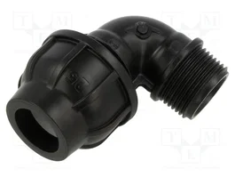 GEBO Conector de apriete de polipropileno G 1 de rosca externa