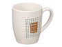 VESSIA Taza Porcelana Natural Coffee 350ml Blanco-Marrón
