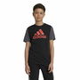 Camiseta de Manga Corta Unisex Adidas Essentials Negro