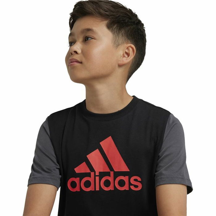 Camiseta de Manga Corta Unisex Adidas Essentials Negro