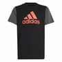 Camiseta de Manga Corta Unisex Adidas Essentials Negro