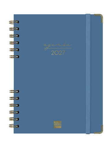FINOCAM Agenda Anual 2027 Trendy Alma Wire-O Azul FINOCAM Agenda Anual 2027 Trendy Alma Wire-O Azul