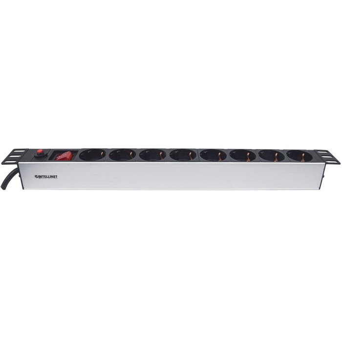Intellinet PDU 1U con 8 tomas EU y cable de 3m para rack de 19 pulgadas