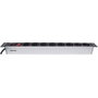 Intellinet PDU 1U con 8 tomas EU y cable de 3m para rack de 19 pulgadas