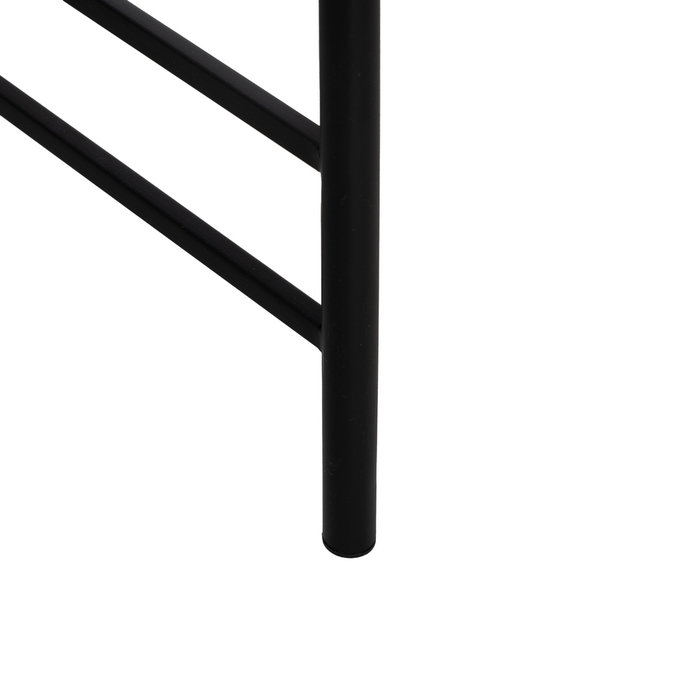 Mesa Centro Natural-Negro Madera-Metal 120 X 69 X 33 cm