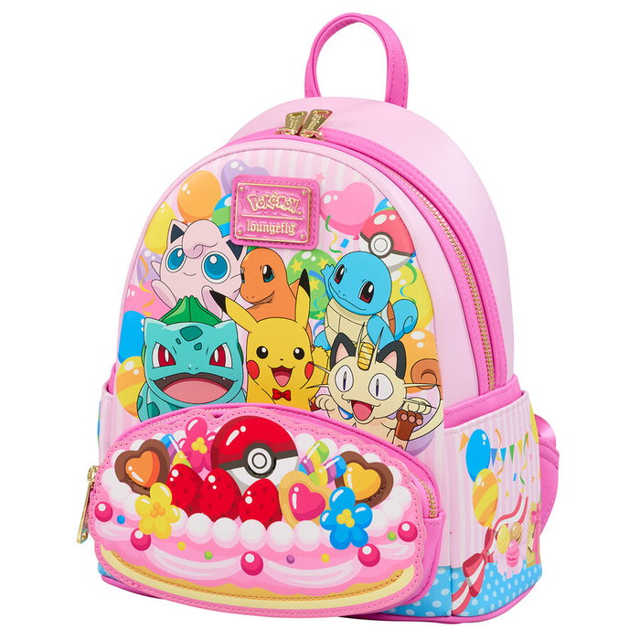 LOUNGEFLY Mochila Friends Party Pokemon 26cm LOUNGEFLY Mochila Friends Party Pokemon 26cm