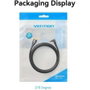 Vention ALRBH Cable HDMI 2.0 4K Acodado Macho - Macho Negro 2m Chapado en Oro PVC