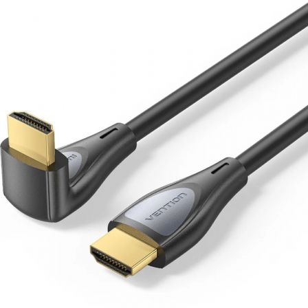 Vention ALRBH Cable HDMI 2.0 4K Acodado Macho - Macho Negro 2m Chapado en Oro PVC Vention ALRBH Cable HDMI 2.0 4K Acodado Macho - Macho Negro 2m Chapado en Oro PVC
