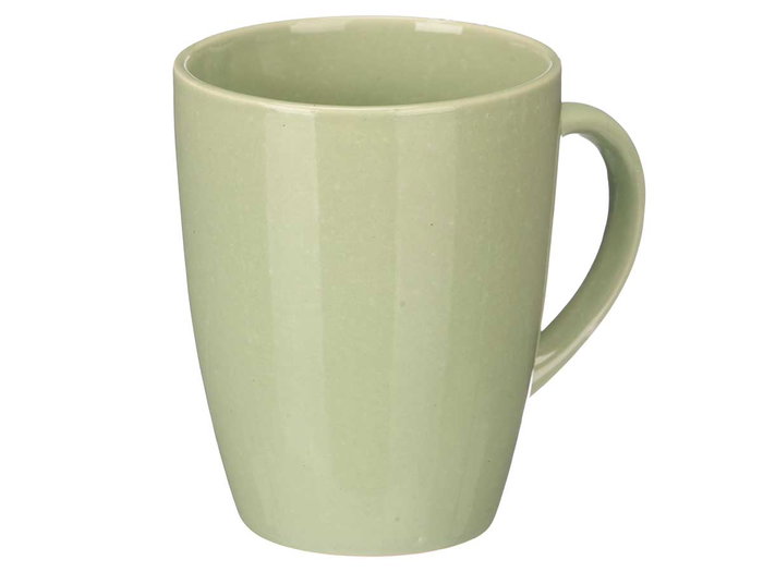 Vessia Jarra Mug Verde Menta 330 ml Cerámica Loza 11.5x10.5x8.5 cm (Set de 24)