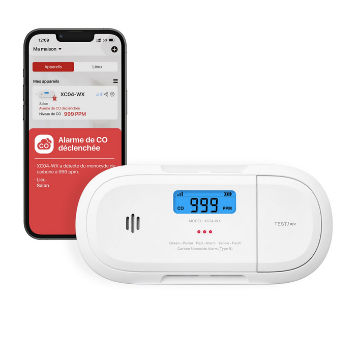 X-Sense XC04-WX Detector de monóxido de carbono Blanco