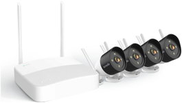 Tenda K4W-3TC Kit Videograbador con Cámara Inalámbrica de Vigilancia, 4 Canales