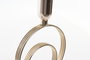 DKD Home Decor Portavelas de Metal Dorado Colección BALANCE