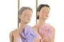 DKD Home Decor Joyero de Resina y Metal Surtido de 2 Unidades