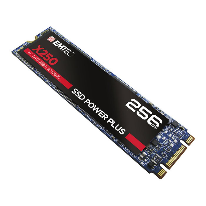 EMTEC Power Plus X250 SSD M.2 256GB - SATA III, 520 MB/s Lectura, 500 MB/s Escritura, 3D NAND, para PC EMTEC Power Plus X250 SSD M.2 256GB - SATA III, 520 MB/s Lectura, 500 MB/s Escritura, 3D NAND, para PC