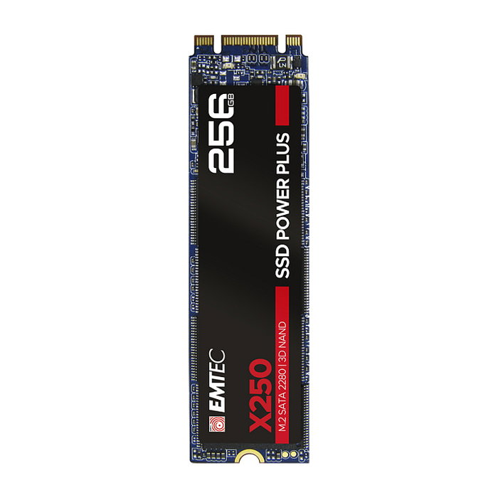 EMTEC Power Plus X250 SSD M.2 256GB - SATA III, 520 MB/s Lectura, 500 MB/s Escritura, 3D NAND, para PC EMTEC Power Plus X250 SSD M.2 256GB - SATA III, 520 MB/s Lectura, 500 MB/s Escritura, 3D NAND, para PC
