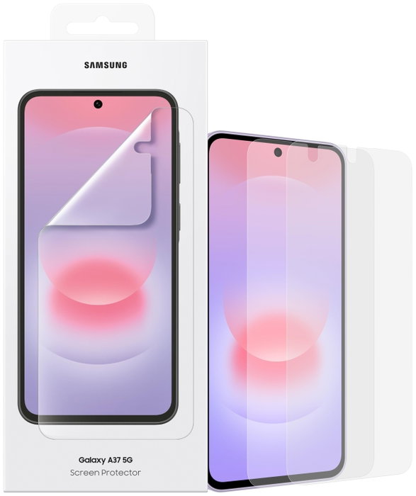 Samsung EF-UA376CTEGWW Protector de pantalla para Galaxy A37 5G, Transparente, 2 unidades Samsung EF-UA376CTEGWW Protector de pantalla para Galaxy A37 5G, Transparente, 2 unidades