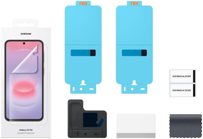 Samsung EF-UA376CTEGWW Protector de pantalla para Galaxy A37 5G, Transparente, 2 unidades Samsung EF-UA376CTEGWW Protector de pantalla para Galaxy A37 5G, Transparente, 2 unidades
