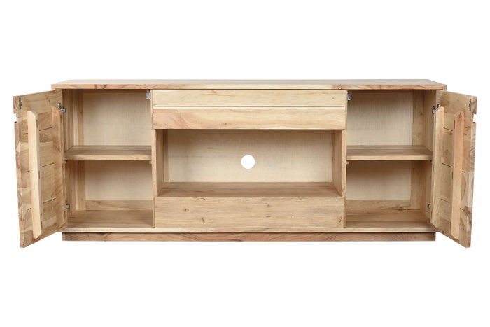 DKD Home Decor Indi acacia 1c25 Mueble TV Natural 150 x 61 x 40 cm DKD Home Decor Indi acacia 1c25 Mueble TV Natural 150 x 61 x 40 cm