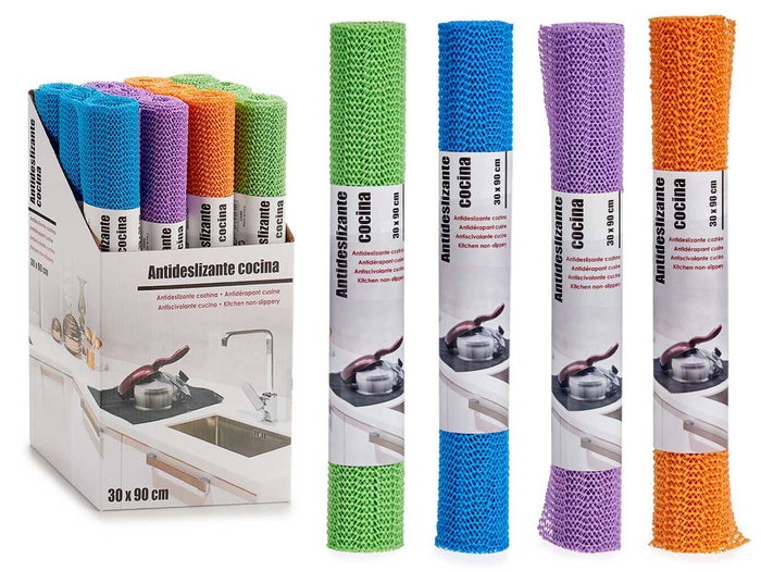 Kinvara Antideslizante 200 Gr 3 Colores (Azul, Naranja, Verde) 90 x 30 cm (Set de 48)