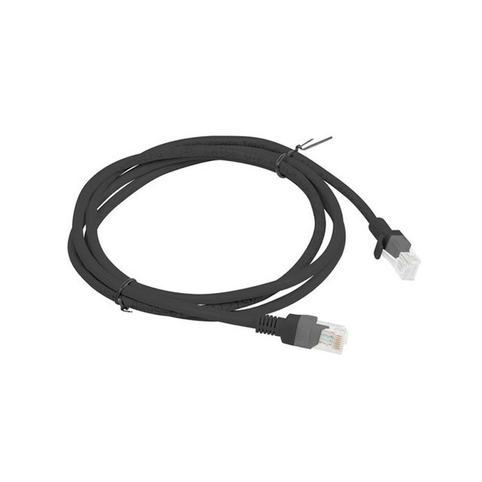 LANBERG Patch cord Cat 6 U/UTP 1,5m RJ45 negro