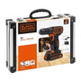 Black + Decker BDCDC18BAFC Taladro-atornillador 18 V con 80 accesorios