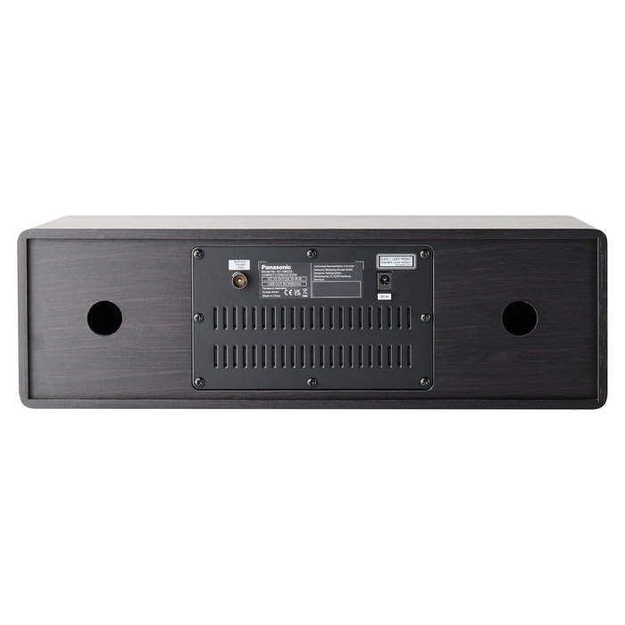 Panasonic SC-DM202EG-K Microcadena de Música Bluetooth 5.0 con CD, DAB+, USB, Reloj y Alarma - Negro