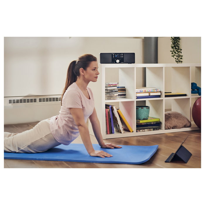 Panasonic SC-DM202EG-K Microcadena de Música Bluetooth 5.0 con CD, DAB+, USB, Reloj y Alarma - Negro