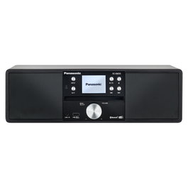 Panasonic SC-DM202EG-K Microcadena de Música Bluetooth 5.0 con CD, DAB+, USB, Reloj y Alarma - Negro