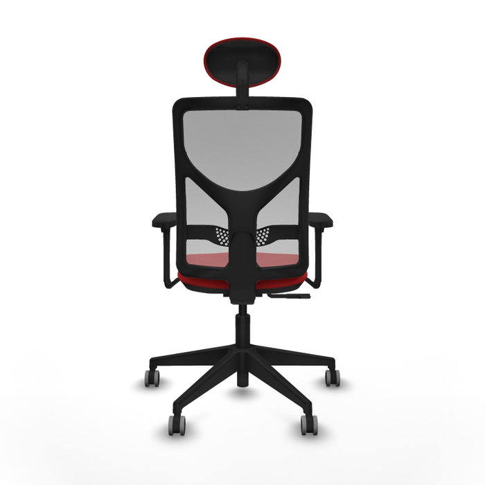 PIQUERAS Y CRESPO Silla de oficina Motilla con Mecanismo Sincro, Rojo y Gris PIQUERAS Y CRESPO Silla de oficina Motilla con Mecanismo Sincro, Rojo y Gris