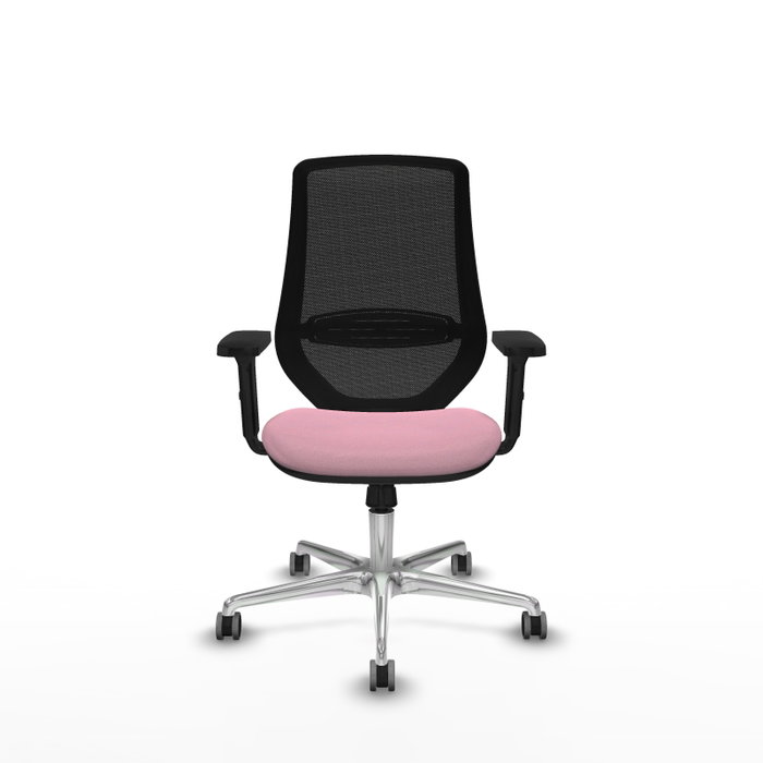 PIQUERAS Y CRESPO Silla de oficina Mardos con mecanismo Sincro, Rosa y Negro PIQUERAS Y CRESPO Silla de oficina Mardos con mecanismo Sincro, Rosa y Negro