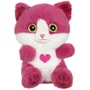 Gipsy Toys Cutydoo Love - Peluche de gato suave - 13 cm - Color rosa frambuesa - AABJU17356