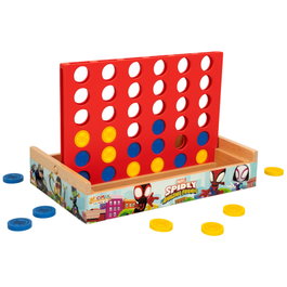 WOOMAX Juego Cuatro en Raya madera Spidey Marvel