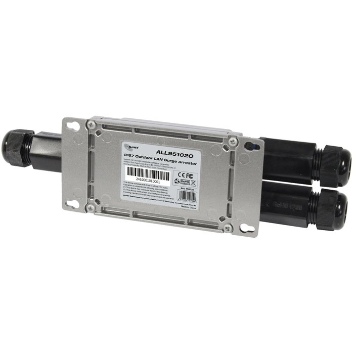 ALLNET Protector de sobretensión y protección contra rayos TP Cat 6 ALL95102O IP66 Outdoor ALLNET Protector de sobretensión y protección contra rayos TP Cat 6 ALL95102O IP66 Outdoor