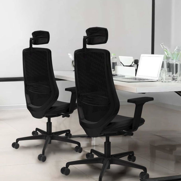 PIQUERAS Y CRESPO Silla de oficina Mardos con mecanismo Sincro/Traslack, Gris claro y Negro PIQUERAS Y CRESPO Silla de oficina Mardos con mecanismo Sincro/Traslack, Gris claro y Negro