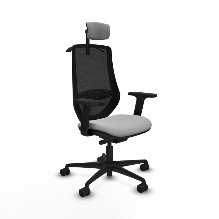 PIQUERAS Y CRESPO Silla de oficina Mardos con mecanismo Sincro/Traslack, Gris claro y Negro PIQUERAS Y CRESPO Silla de oficina Mardos con mecanismo Sincro/Traslack, Gris claro y Negro