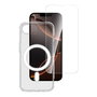 4smarts 541359 Kit Inicial Premium 3en1 - Estuche y Protector de Pantalla Transparente y Blanco para Apple iPhone SE (4ta Generación)