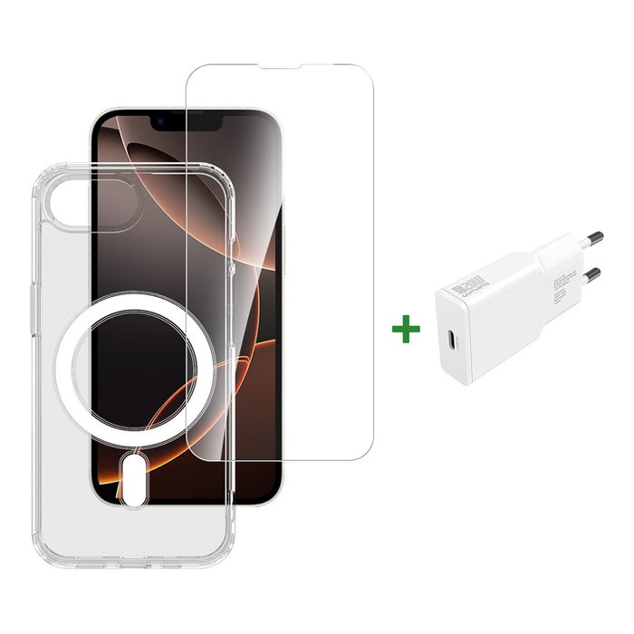 4smarts 3in1 Premium Starter Set para Apple iPhone SE (4.Gen.) 4smarts 3in1 Premium Starter Set para Apple iPhone SE (4.Gen.)