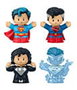 DC Comics Pack de 4 Minifiguras Fisher-Price Little People Collector Superman: Through the Ages 7 cm