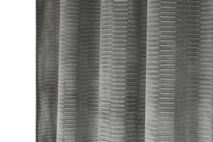 DKD Home Decor Cortina Gris Claro 260 x 140 cm (2 Unidades) Poliester