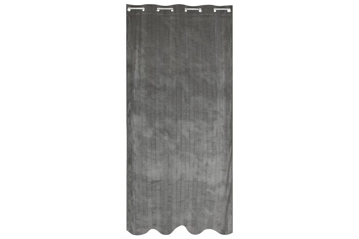 DKD Home Decor Cortina Gris Claro 260 x 140 cm (2 Unidades) Poliester