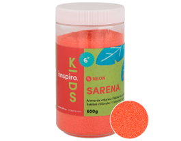 Sarena Arena de Colores NEON Rojo 600 Gr.
